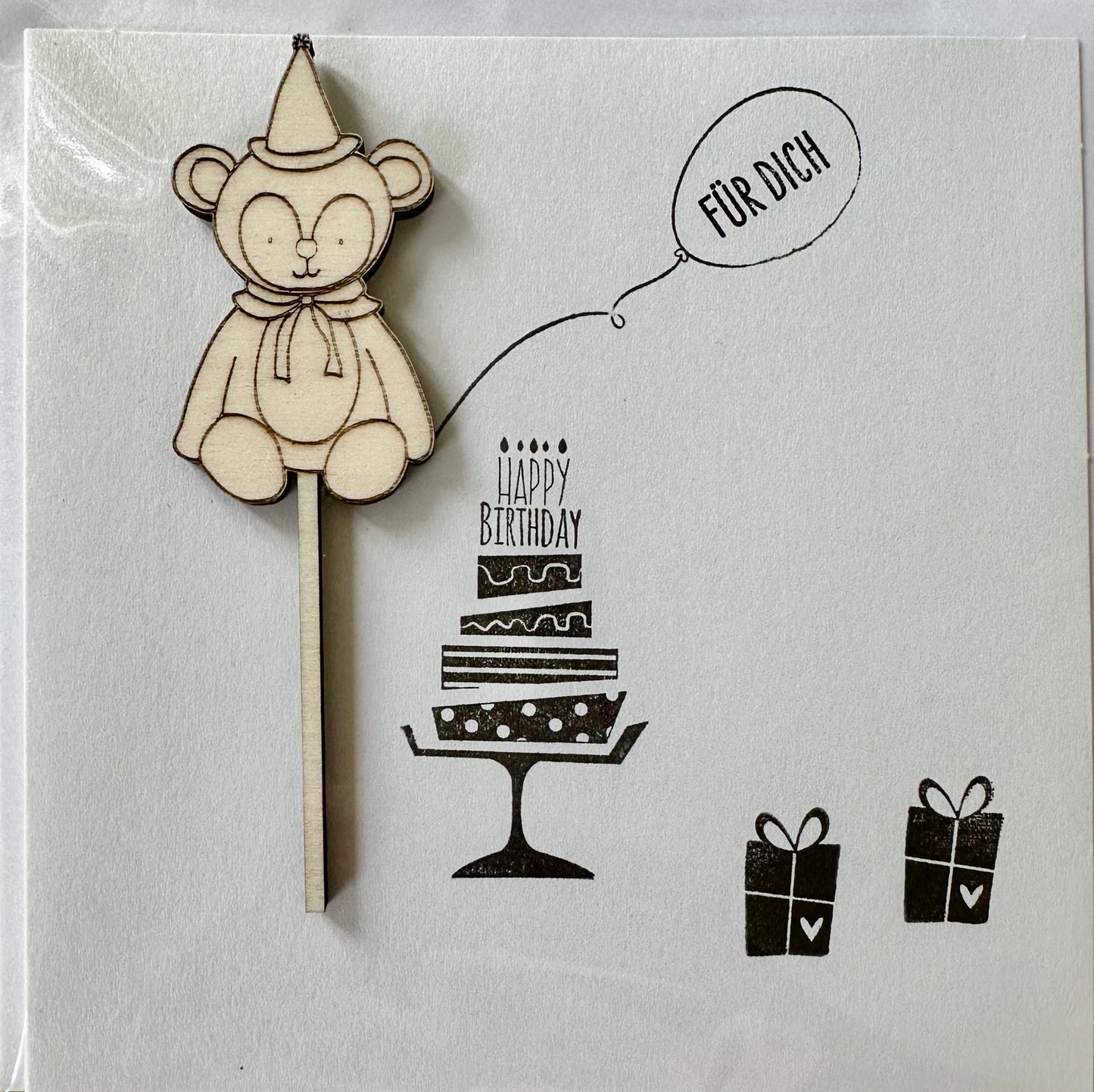 Karte Happybirthday Bär